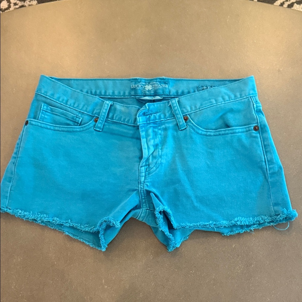 Lucky Brand Vibrant Blue Jean Shorts